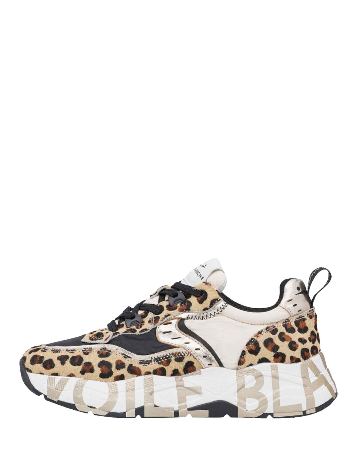 Sneakers Beige Voile Blanche