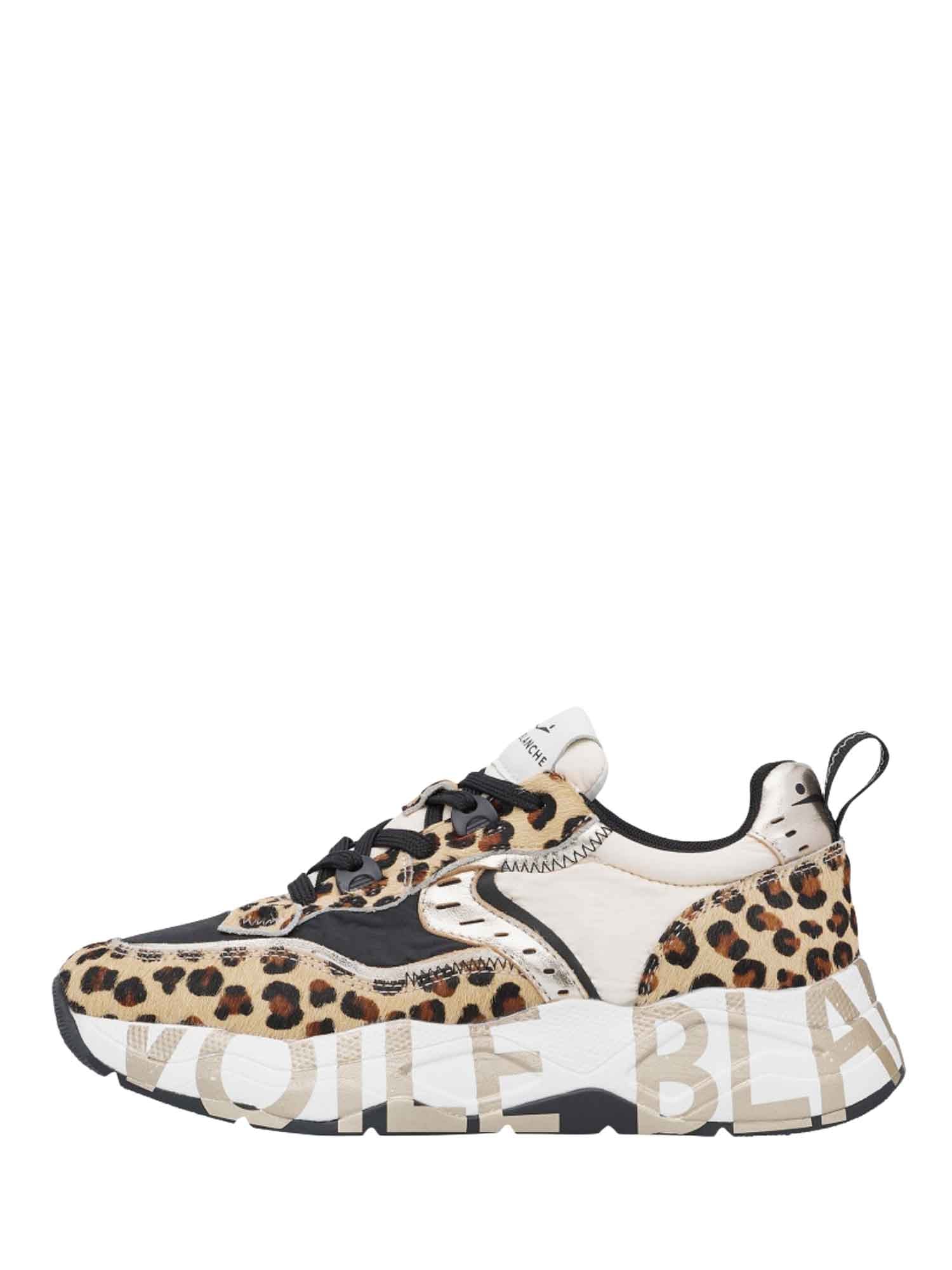 Sneakers Beige Voile Blanche