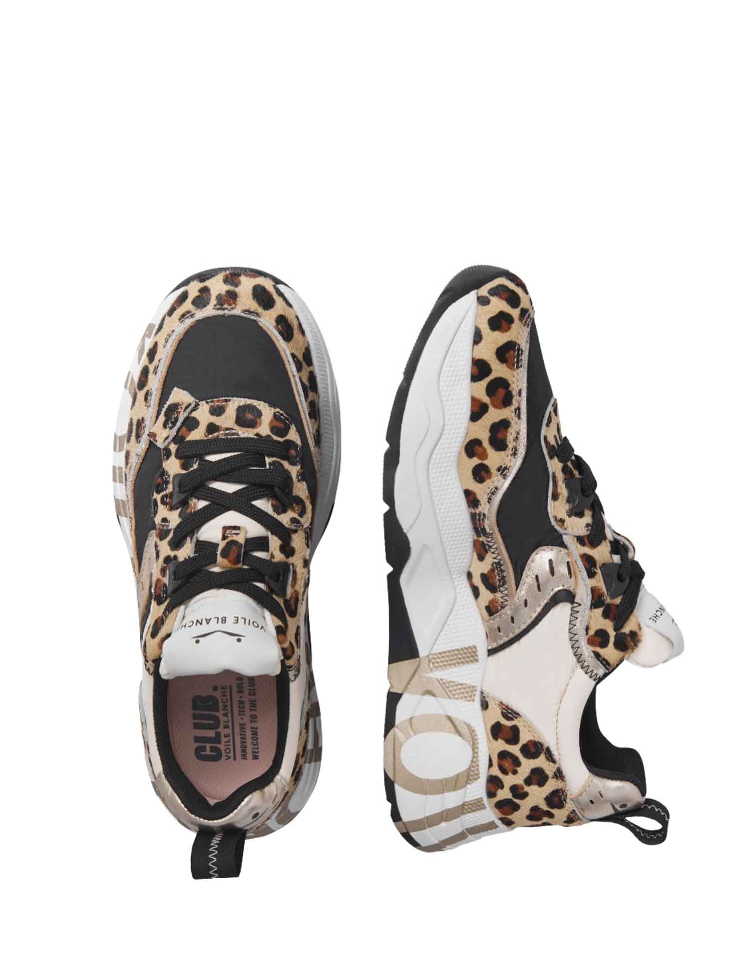 Sneakers Beige Voile Blanche