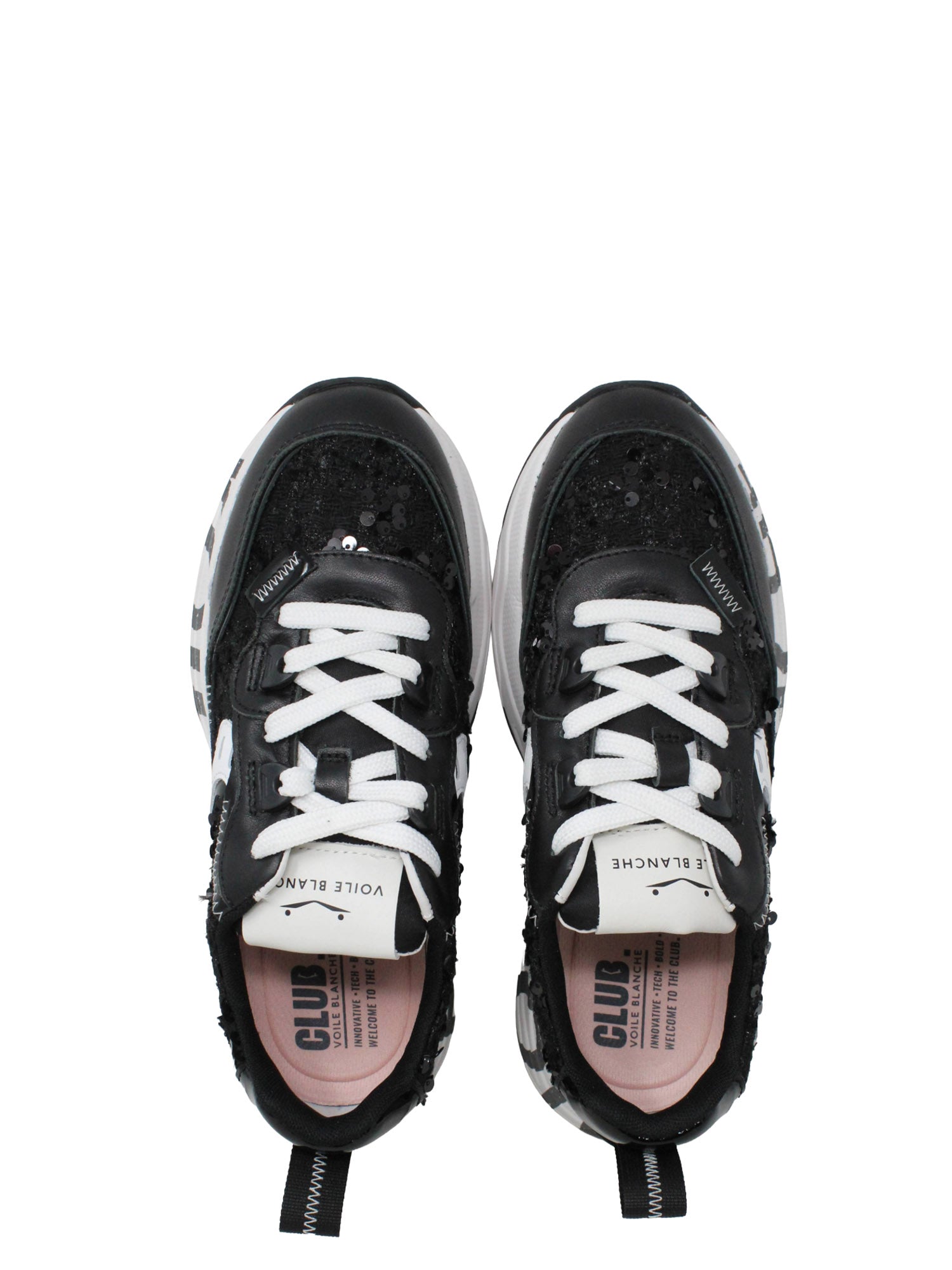 Sneakers Nero Voile Blanche