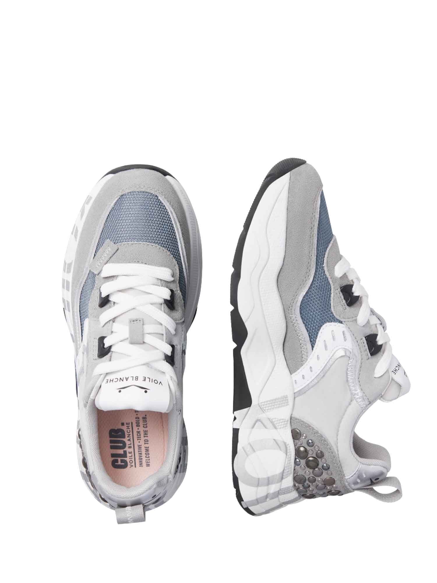 Sneakers Grigio Voile Blanche