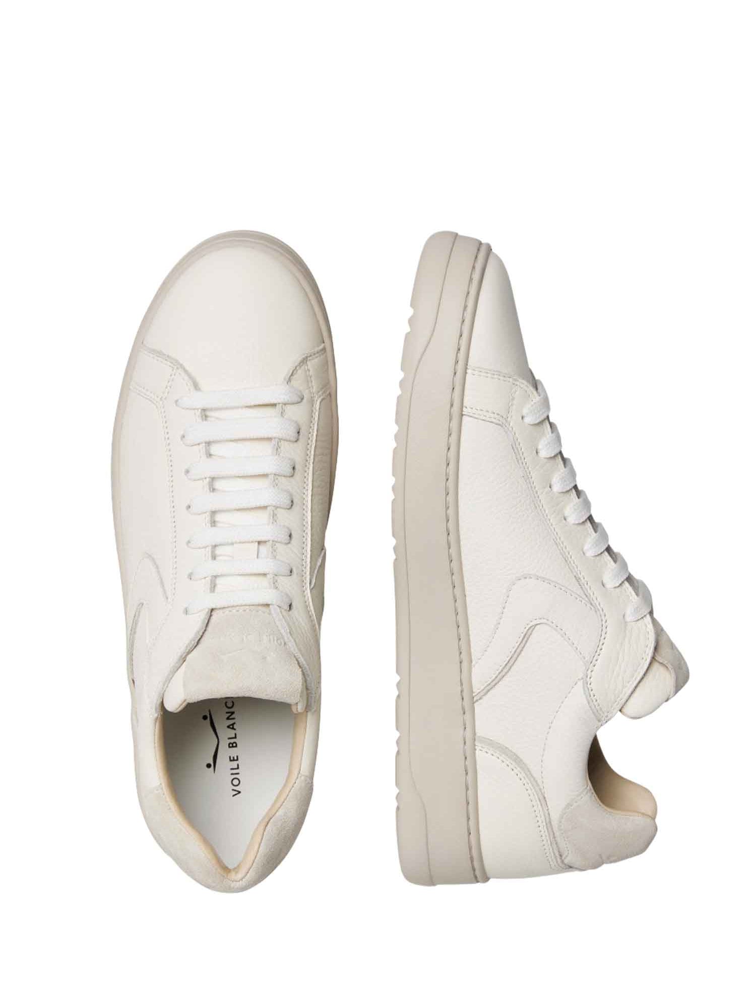 Sneakers Beige Voile Blanche