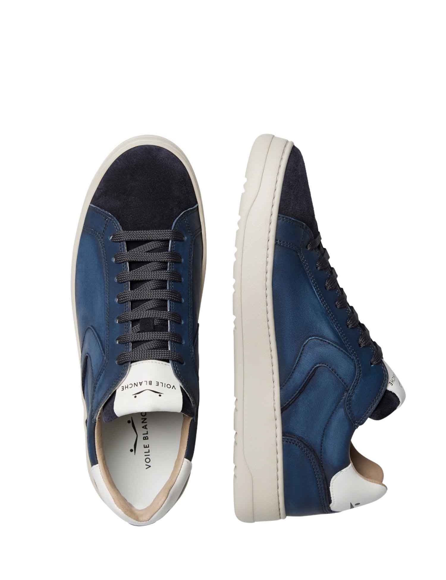 Sneakers Blu Voile Blanche