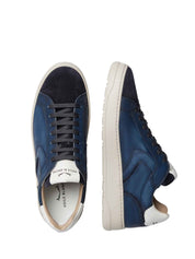 Sneakers Blu Voile Blanche