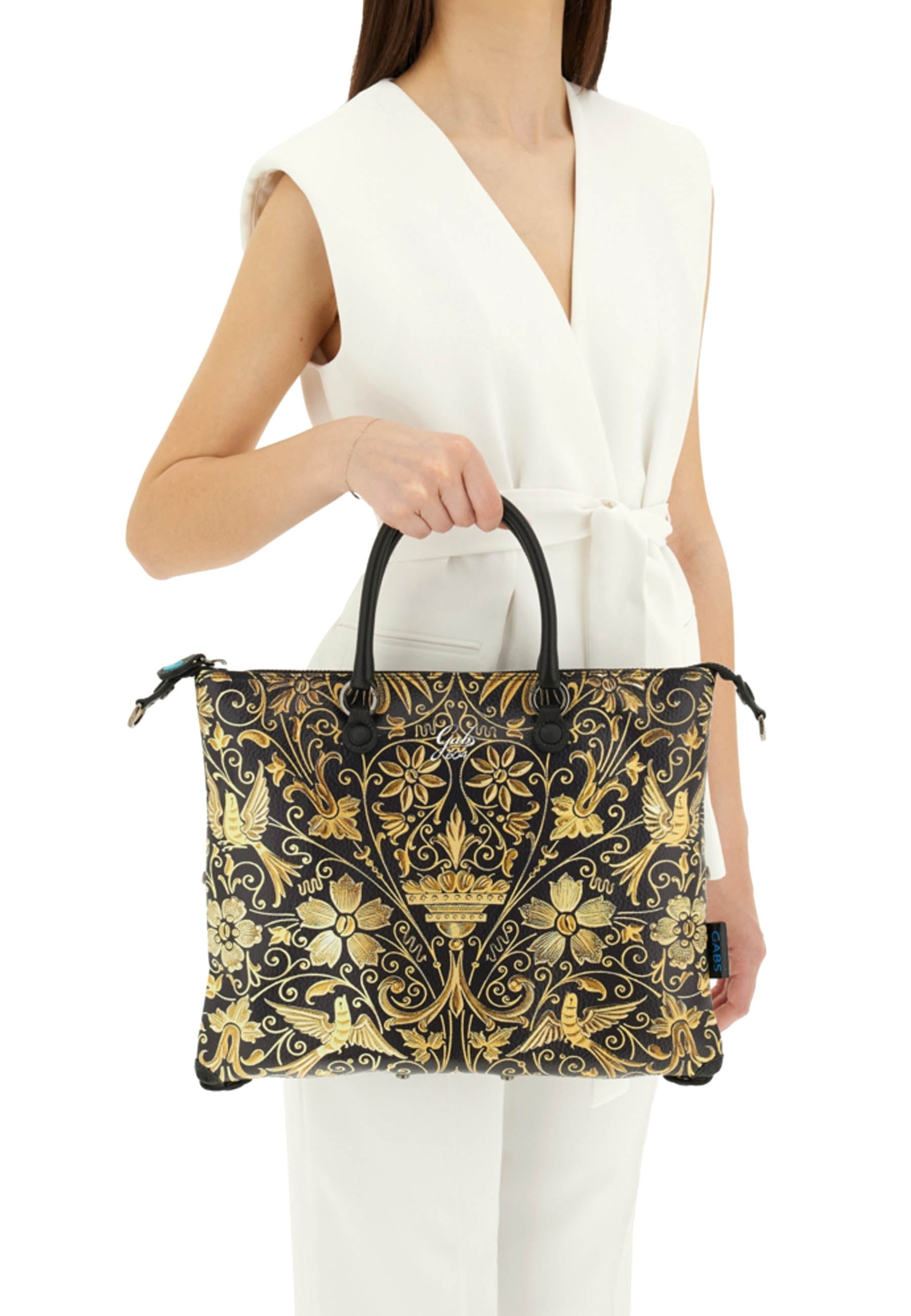 Borse a mano Nero Oro Gabs