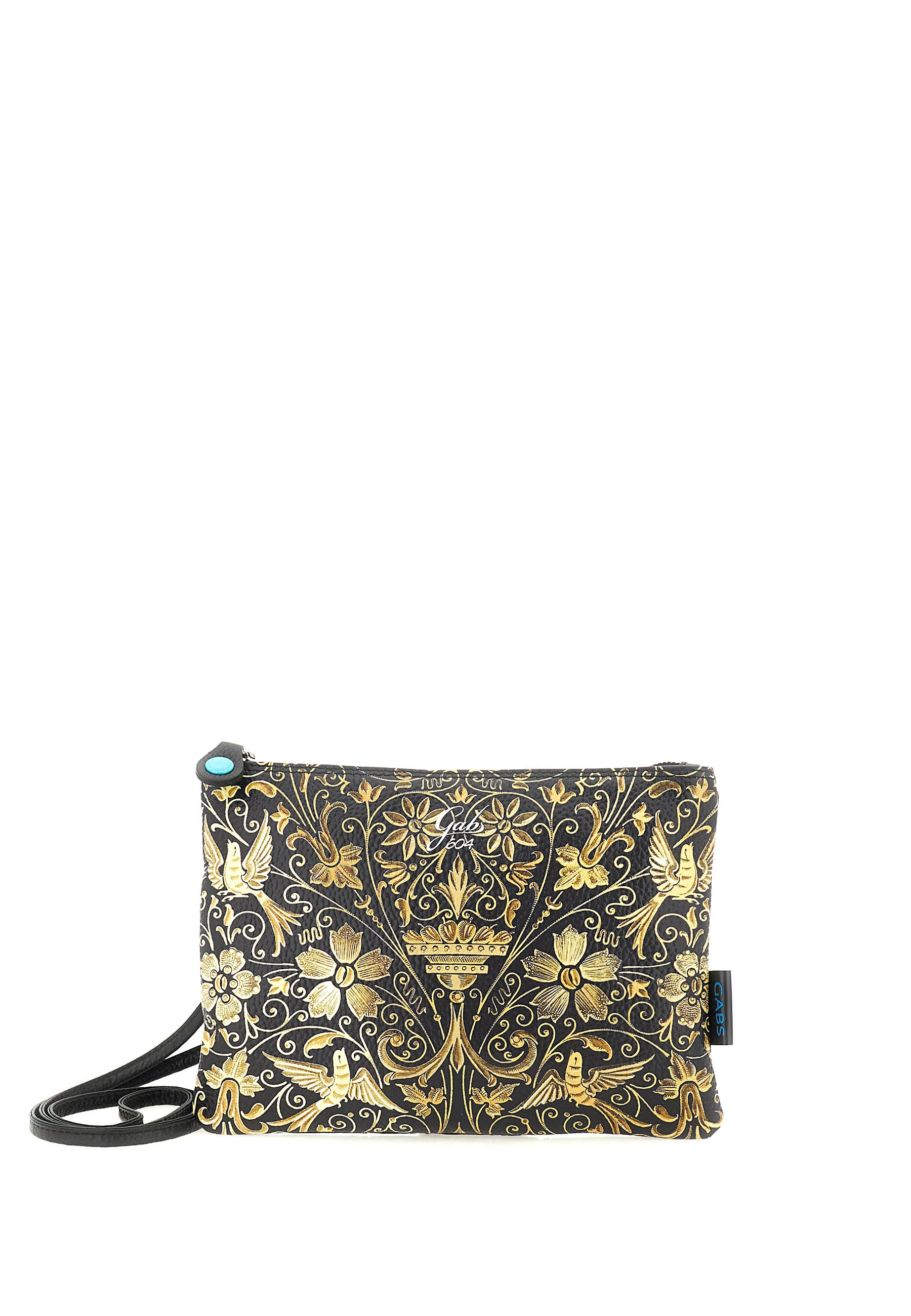Tracolla Nero Oro Gabs