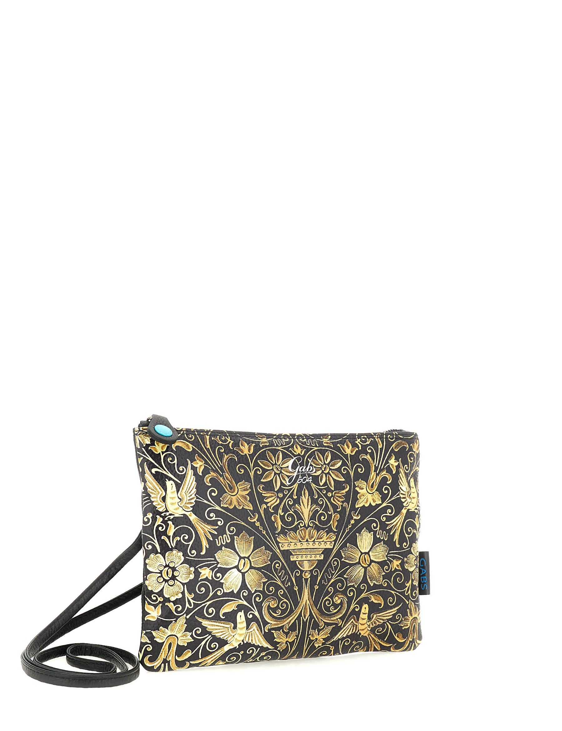 Tracolla Nero Oro Gabs