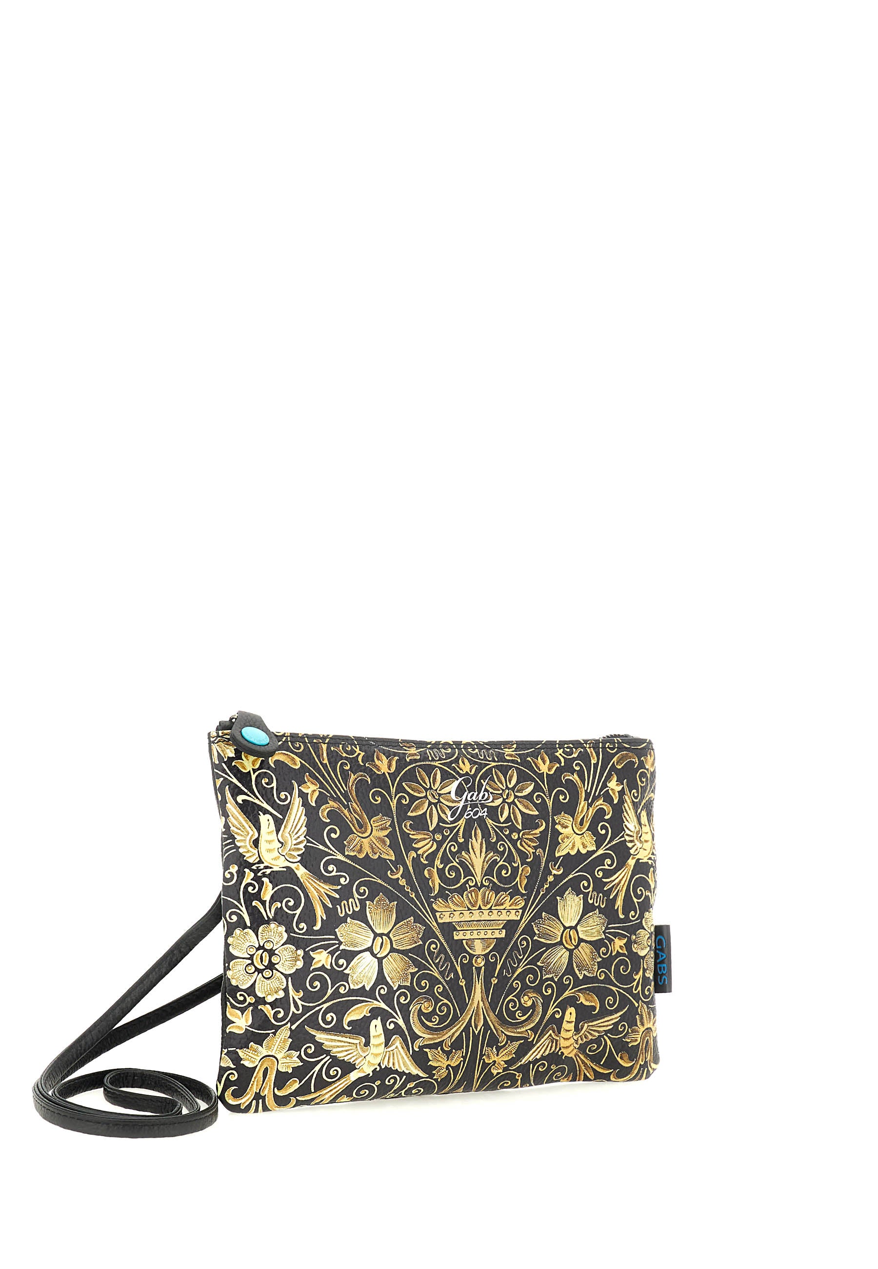 Tracolla Nero Oro Gabs
