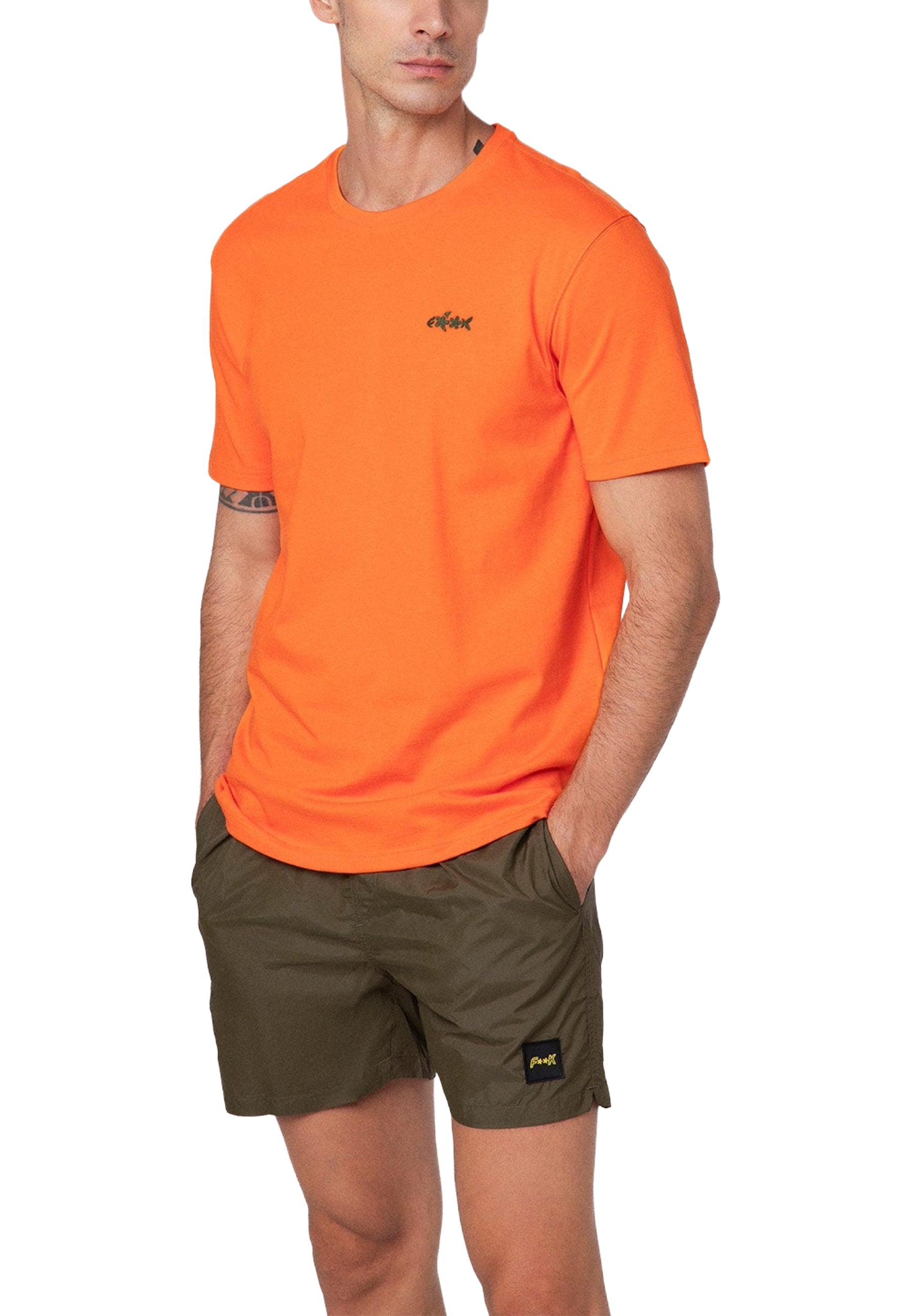 T-shirt Arancio F**k
