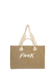 Borse mare Beige F**k