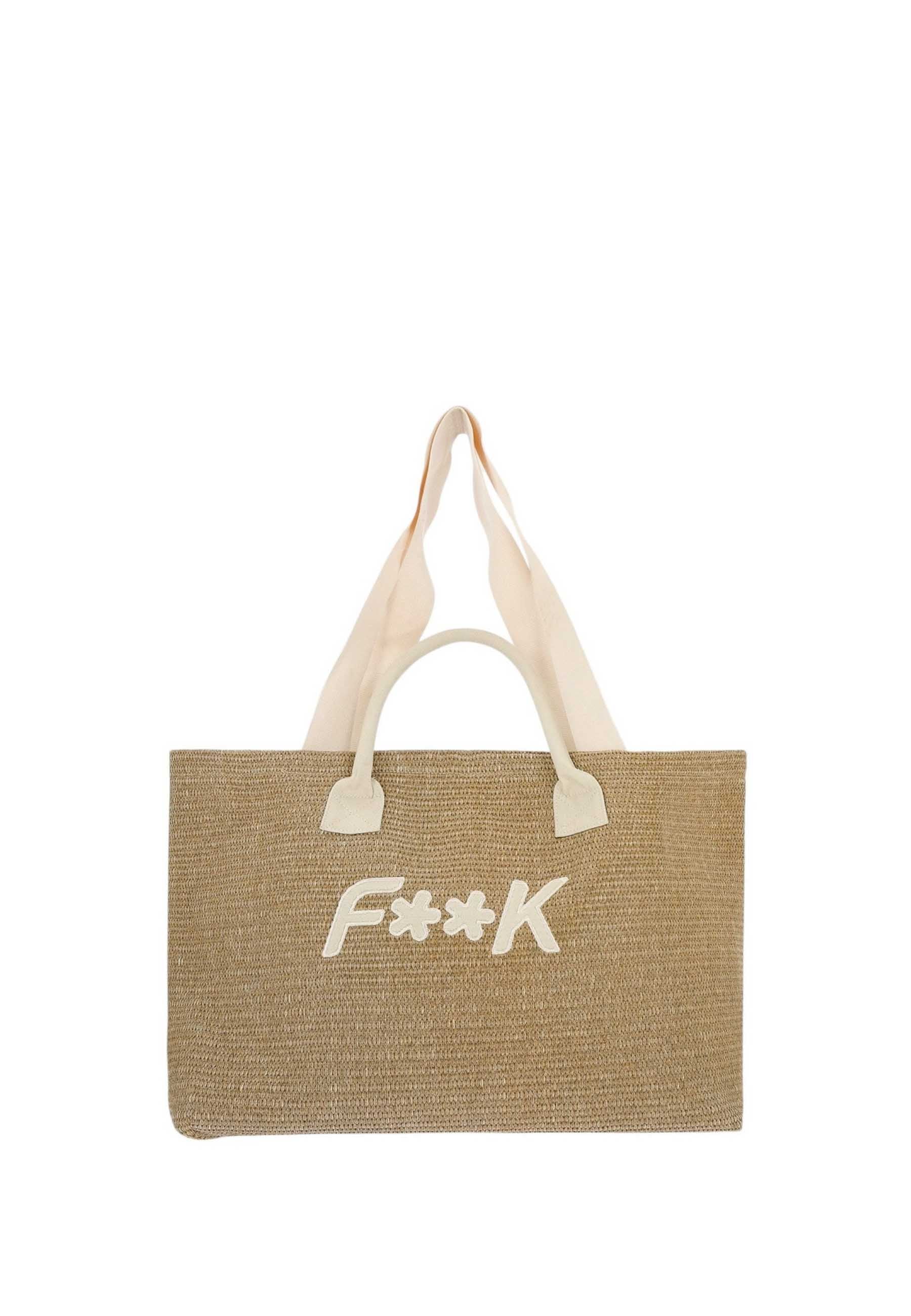 Borse mare Beige F**k