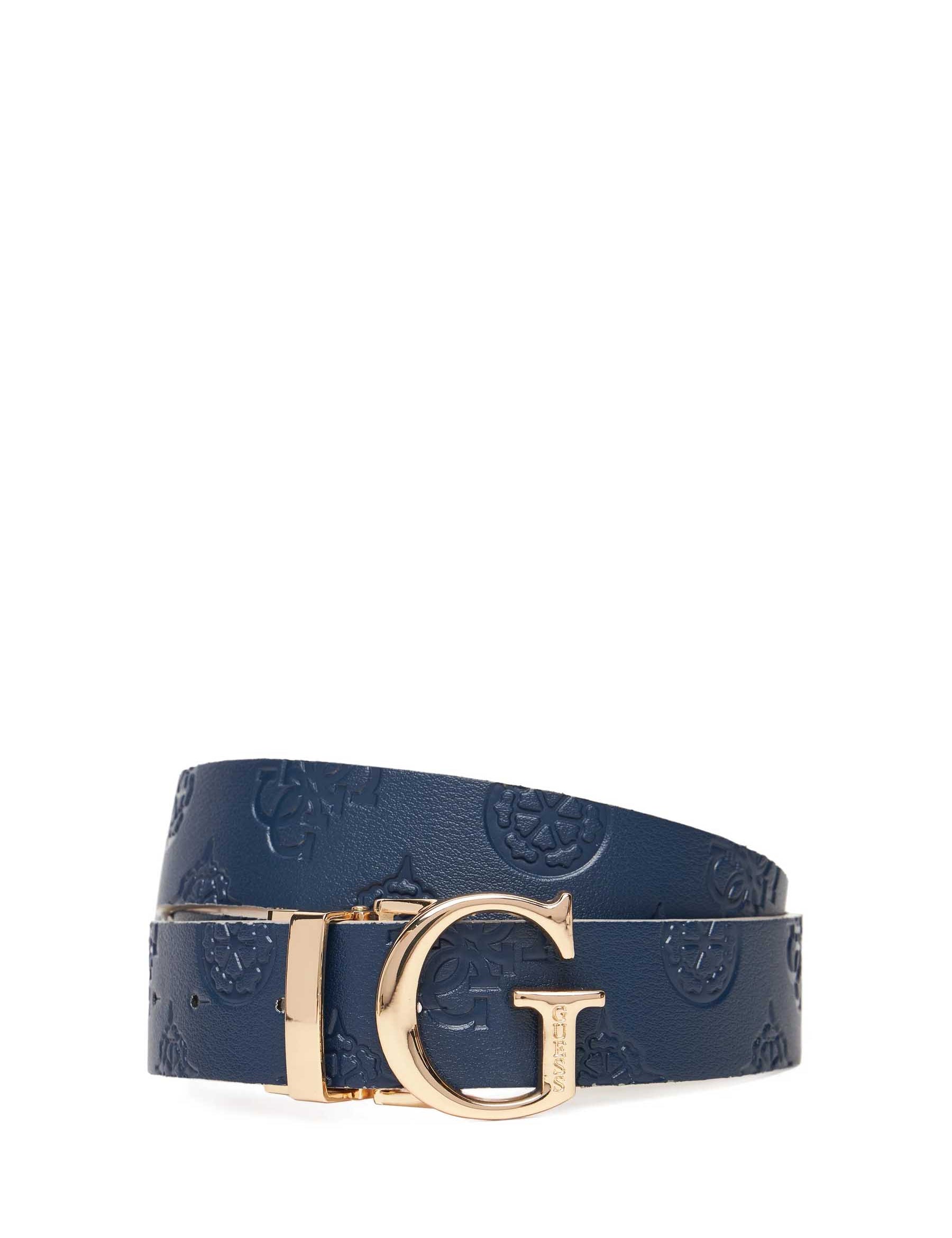 Cinture Bianco Blu Guess