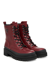 Anfibi Bordeaux Guess