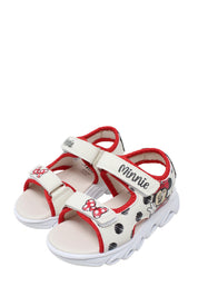 Sandali con strappi Bianco Leomil