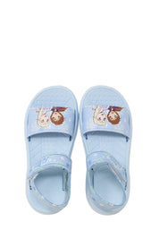 Sandali con strappi Celeste Leomil