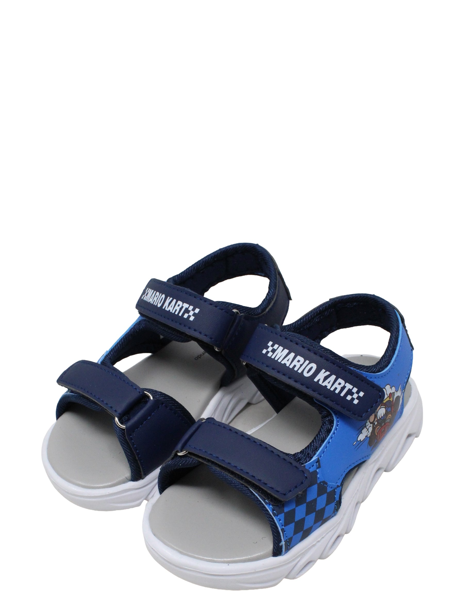Sandali con strappi Blu Leomil