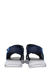 Sandali con strappi Blu Leomil