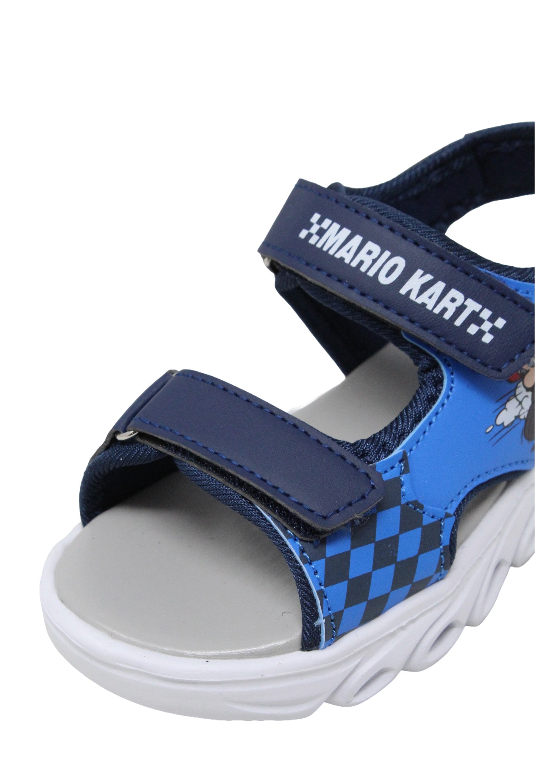 Sandali con strappi Blu Leomil