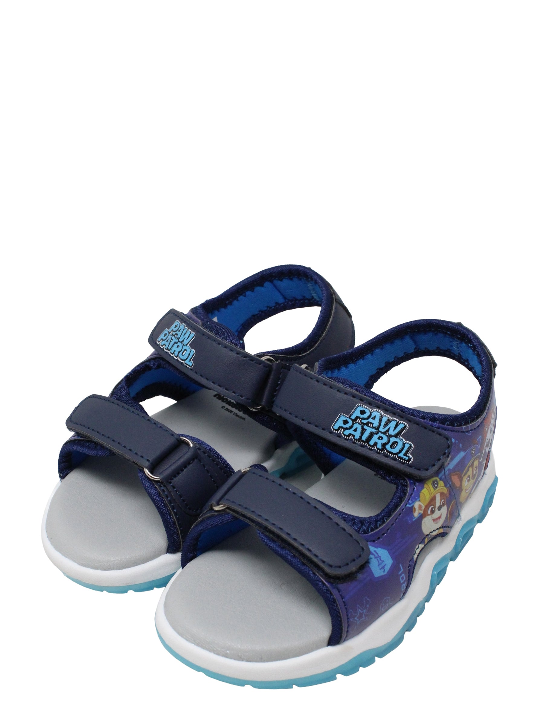 Sandali con strappi Blu Leomil