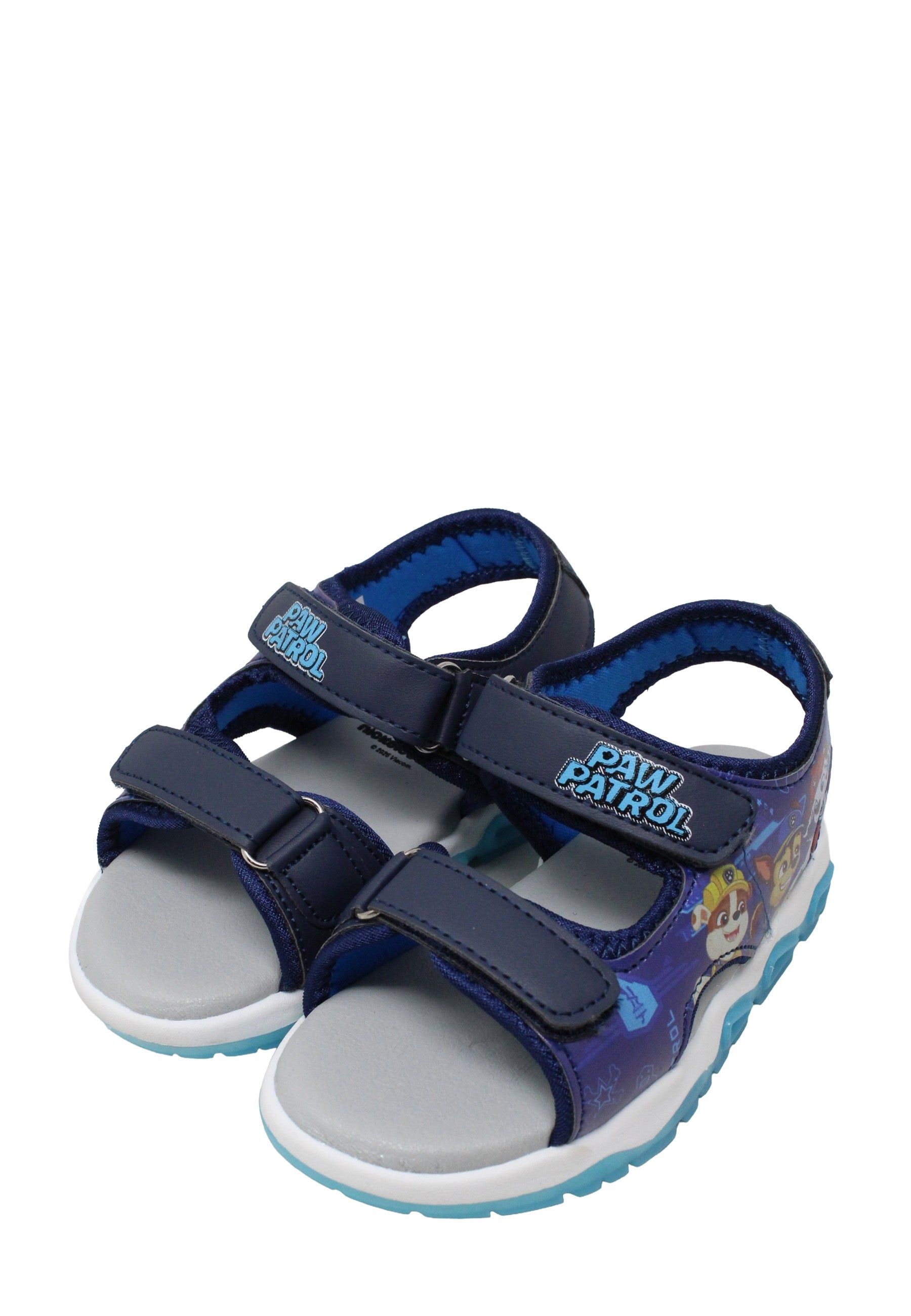 Sandali con strappi Blu Leomil