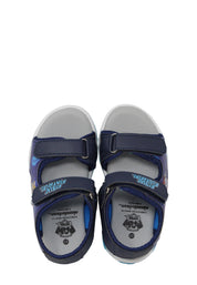 Sandali con strappi Blu Leomil