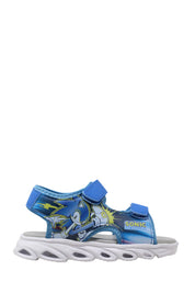 Sandali con strappi Blu Leomil