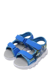 Sandali con strappi Blu Leomil