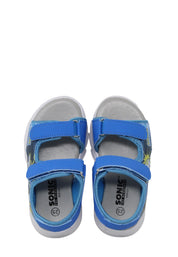 Sandali con strappi Blu Leomil
