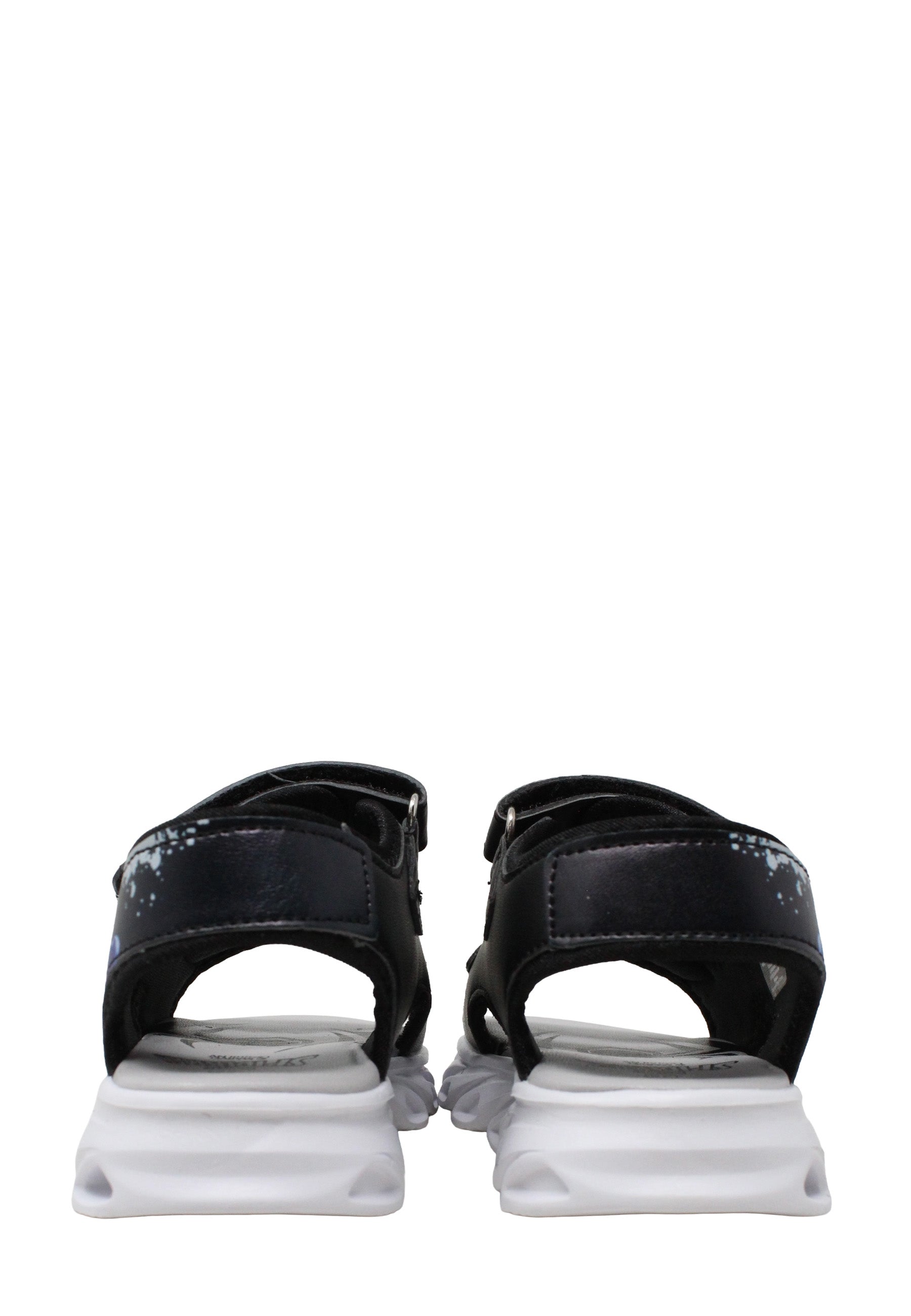 Sandali con strappi Nero Leomil