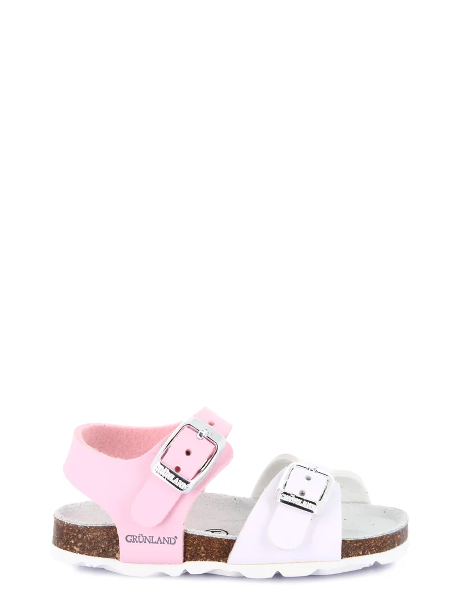 Sandali Bianco Rosa Grunland Junior