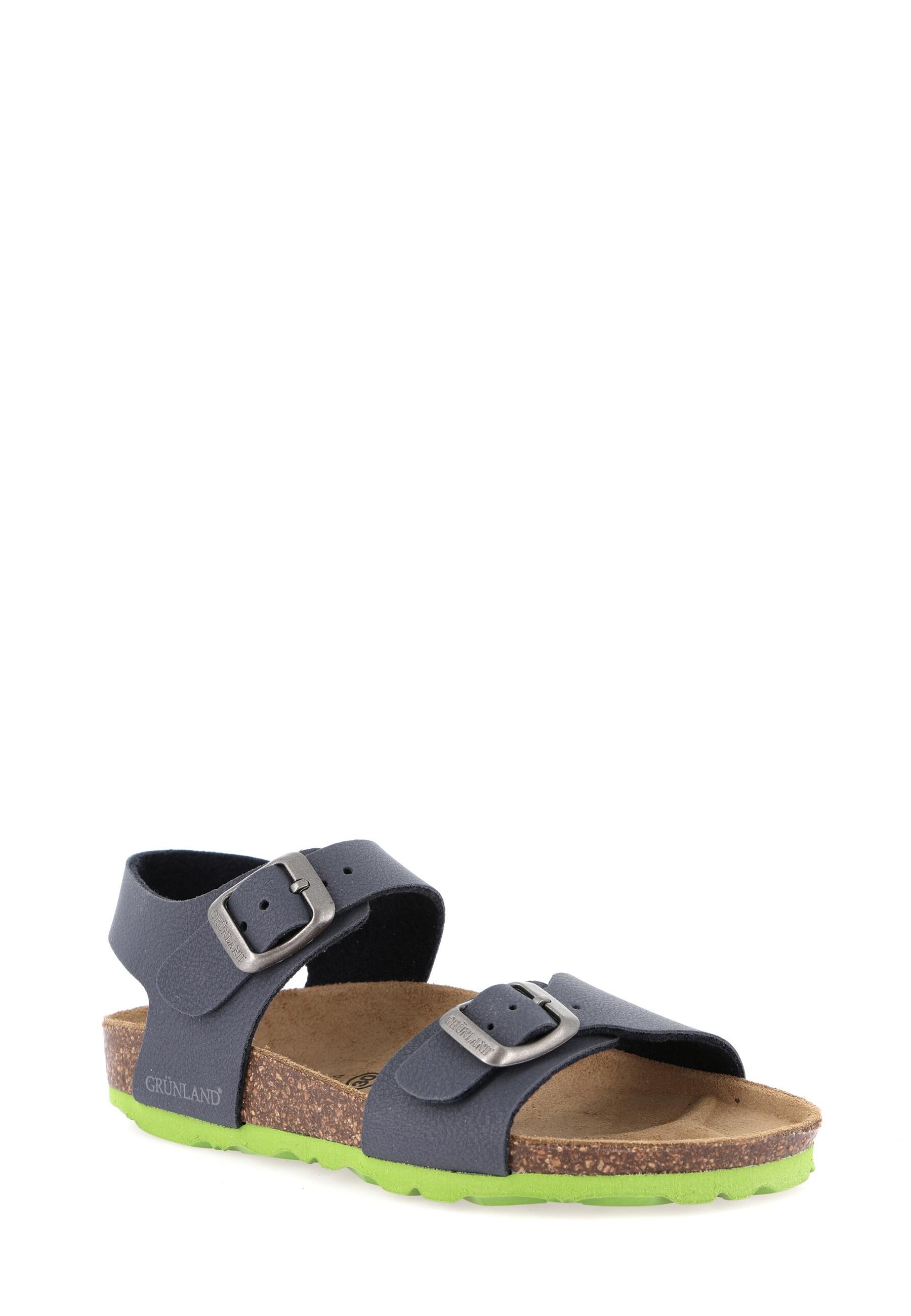 Sandali Blu Verde Grunland Junior