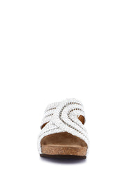 Sandali zeppa Bianco Grunland