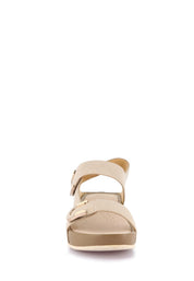 Sandali con strappi Beige Grunland