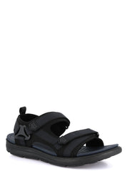 Sandali con strappi Blu Grunland