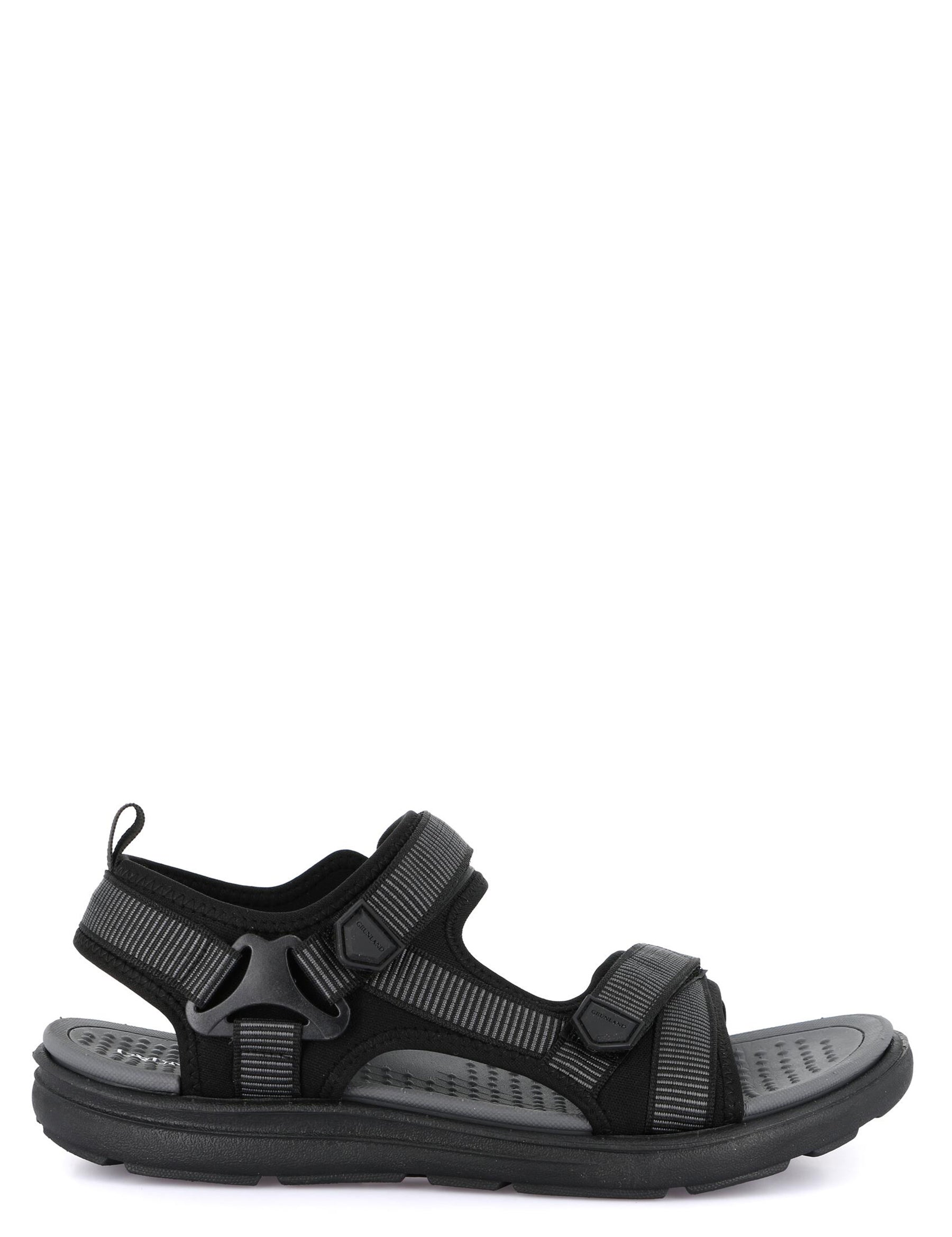 Sandali con strappi Nero Grunland