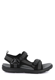 Sandali con strappi Nero Grunland