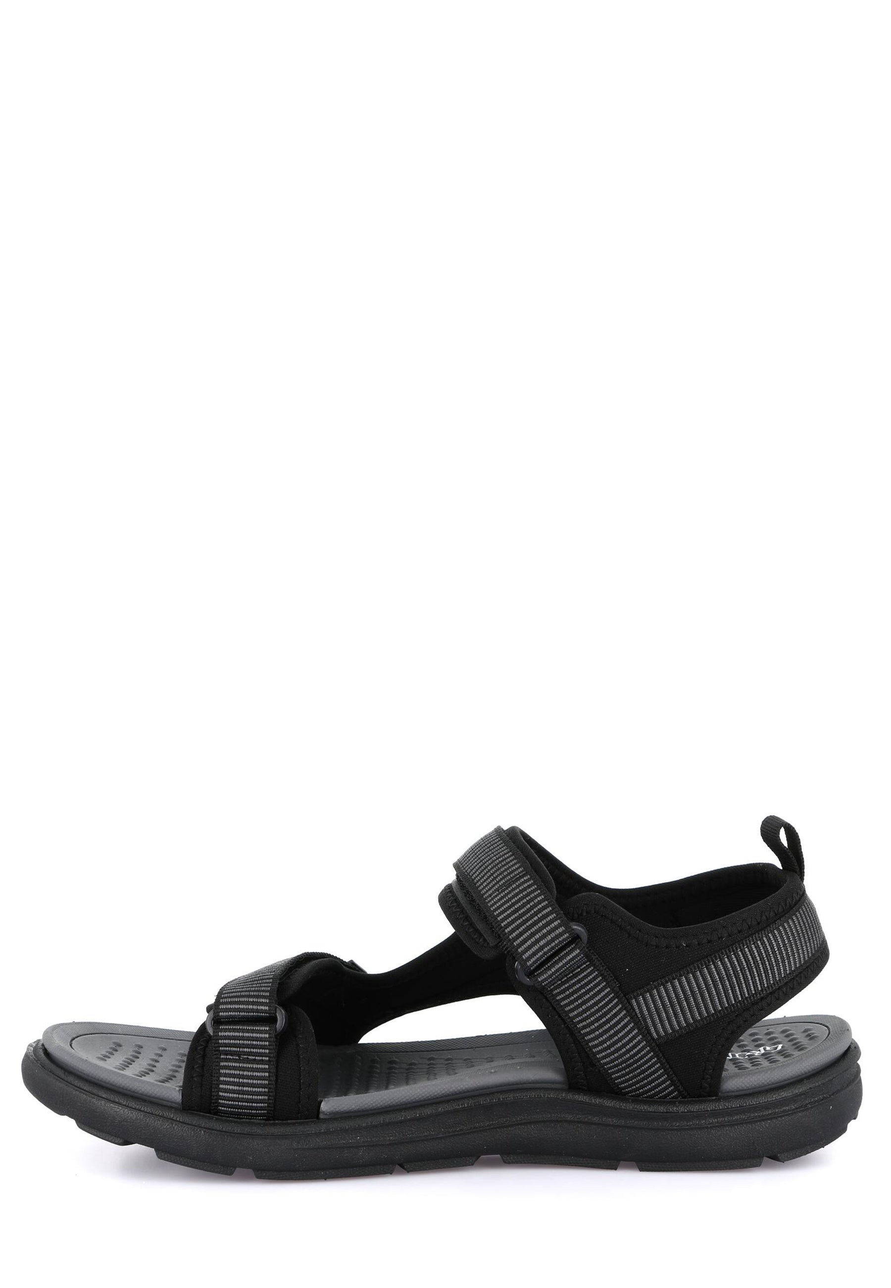 Sandali con strappi Nero Grunland