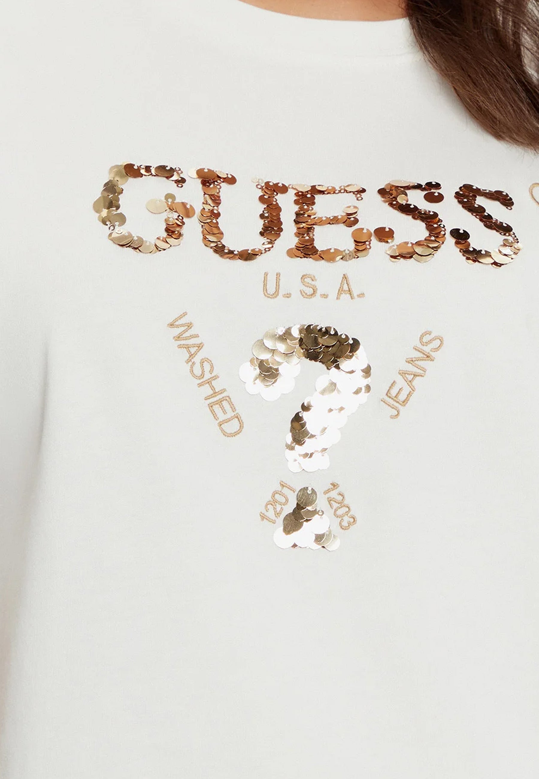 T-shirt Bianco Guess