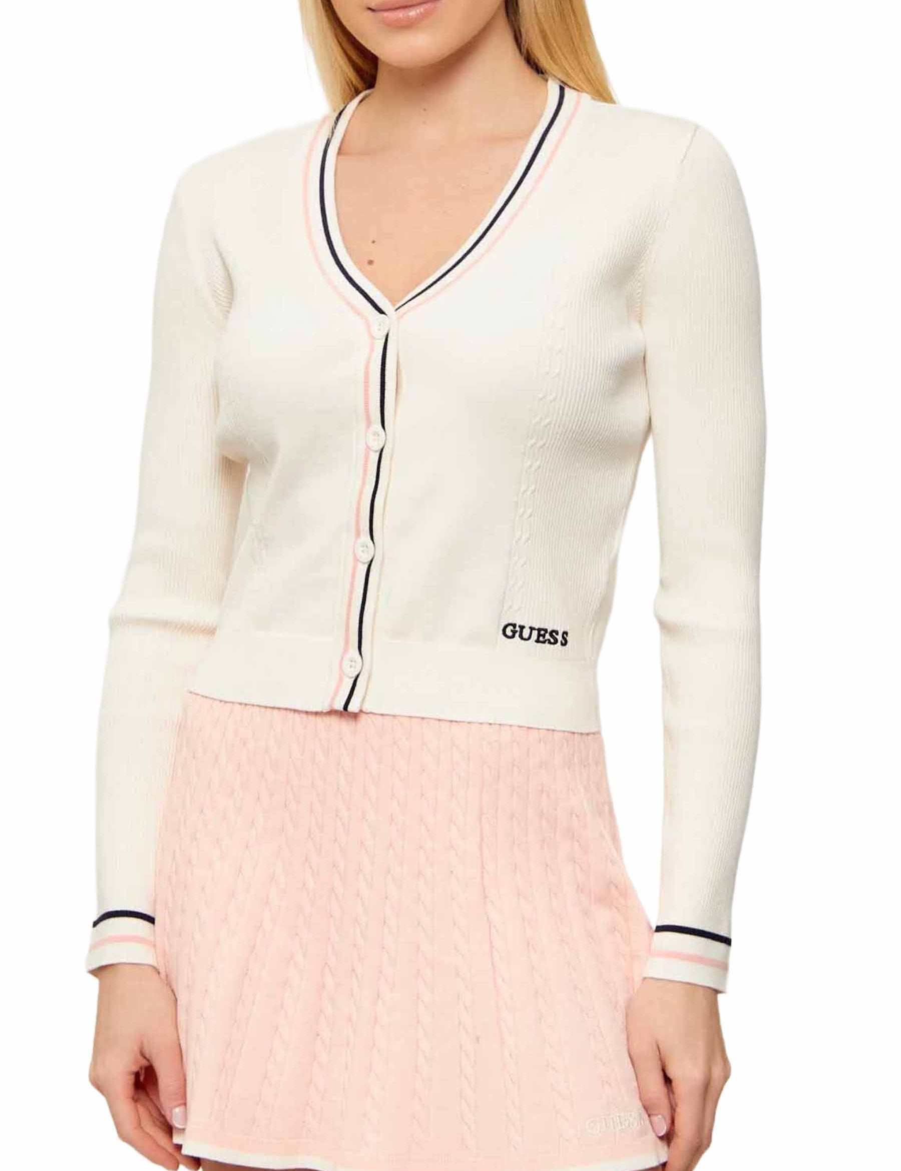 Cardigan Bianco Guess