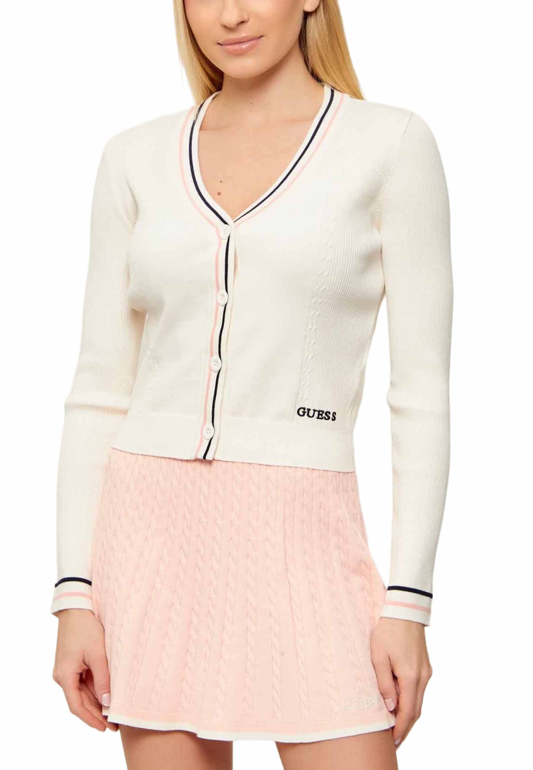 Cardigan Bianco Guess