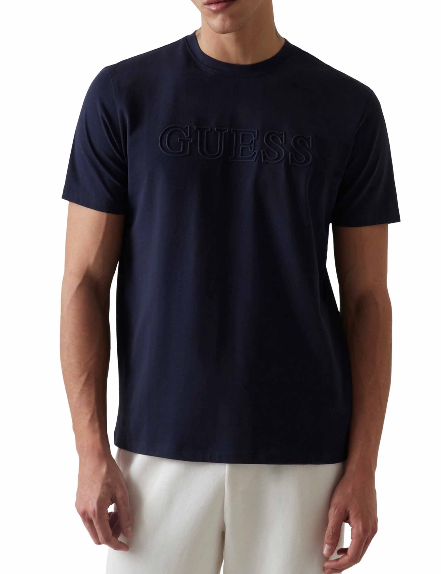 T-shirt Blu Guess