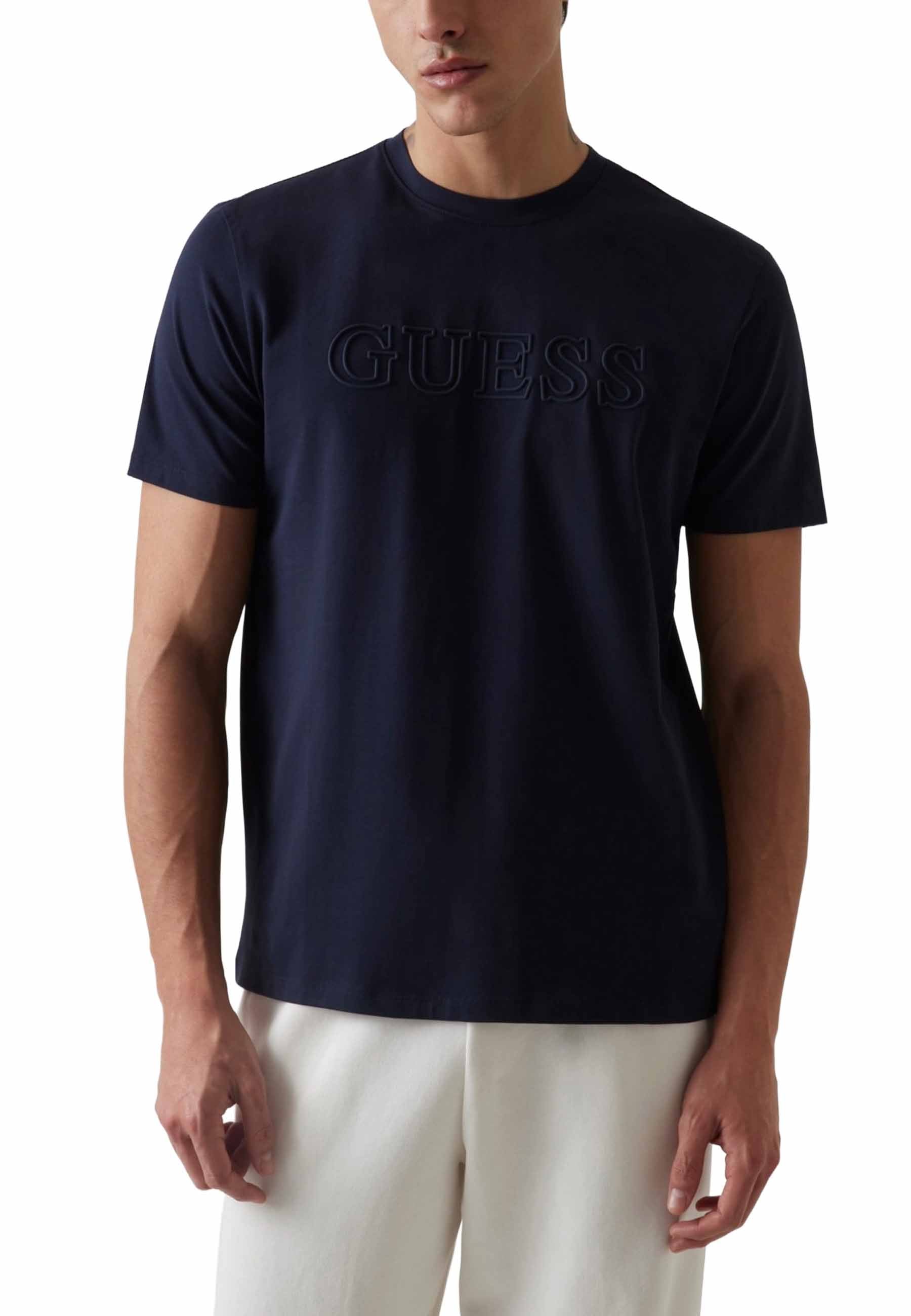 T-shirt Blu Guess