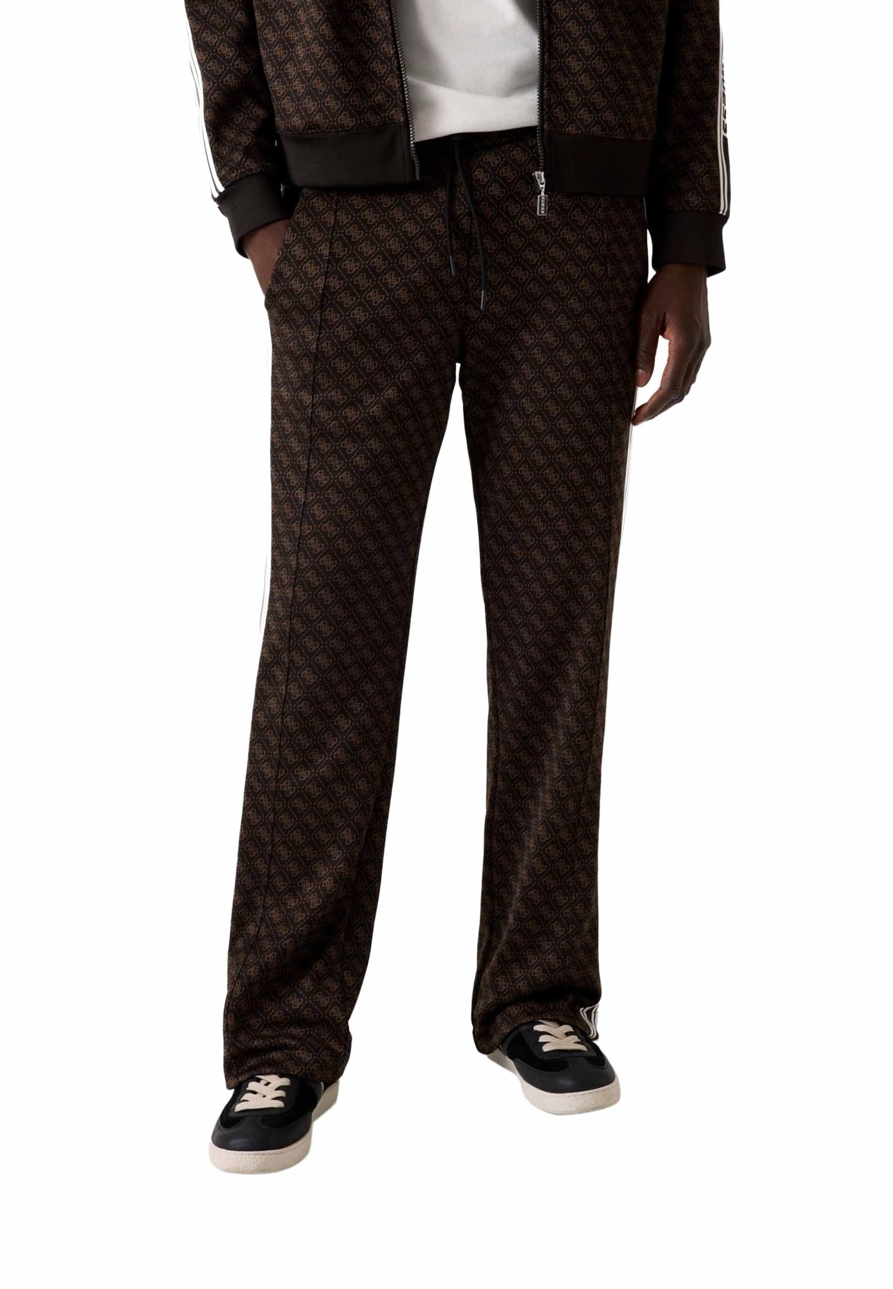 Pantaloni sportivi Marrone Guess