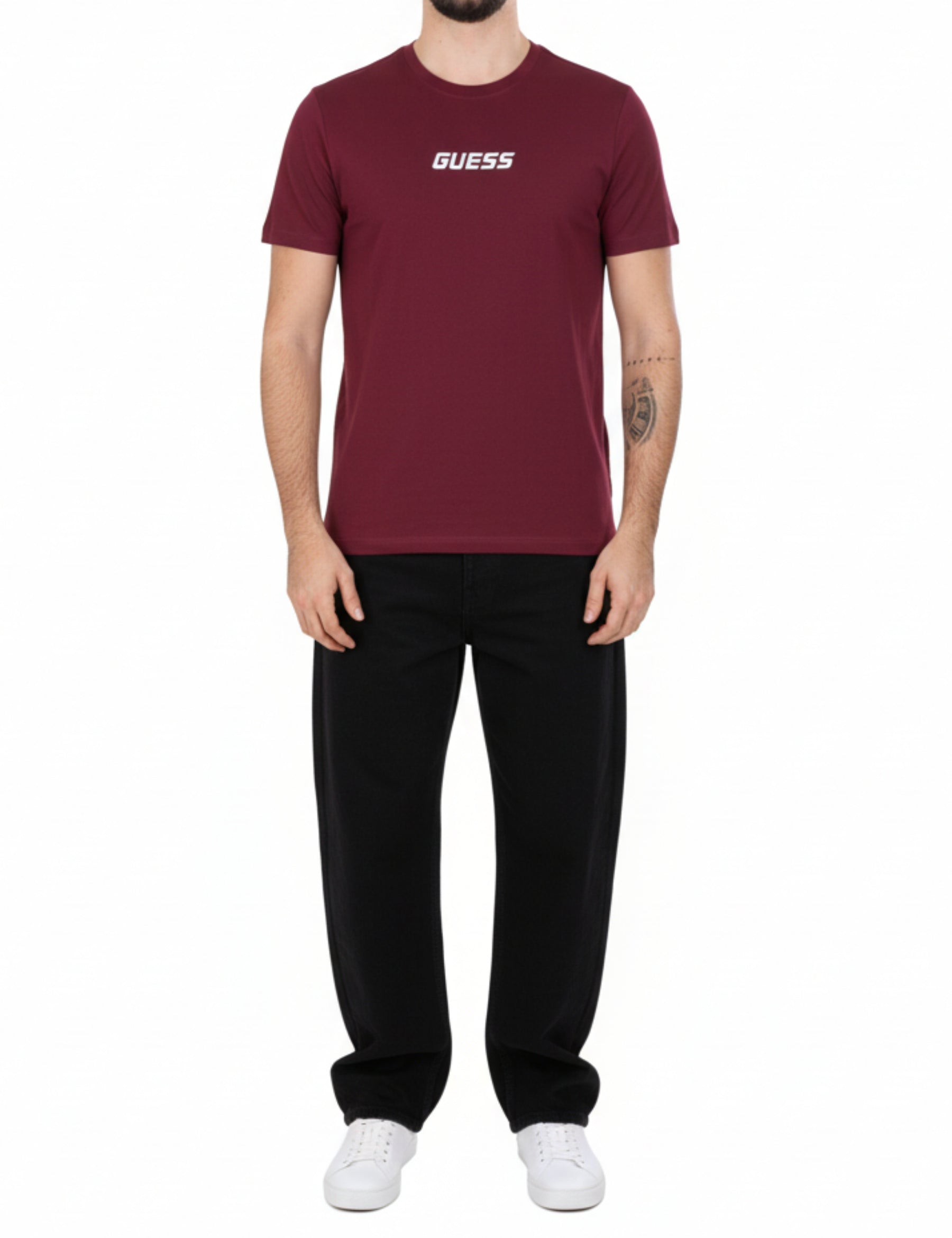 T-shirt Bordeaux Guess
