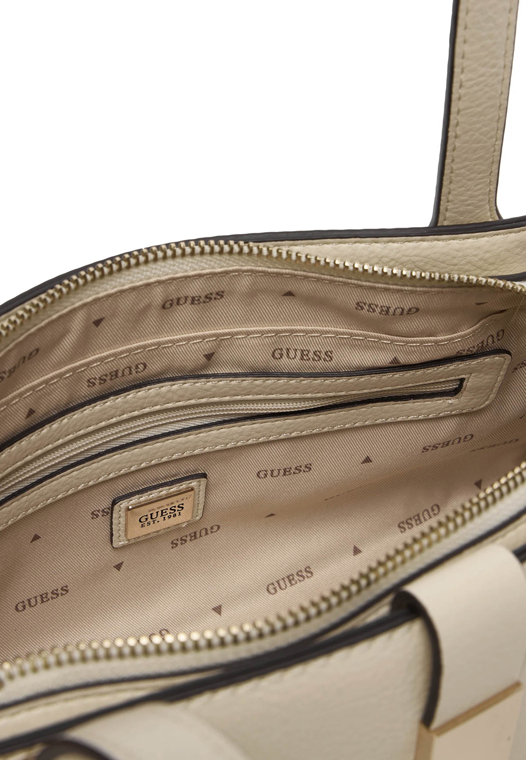 Borse a spalla Beige Guess