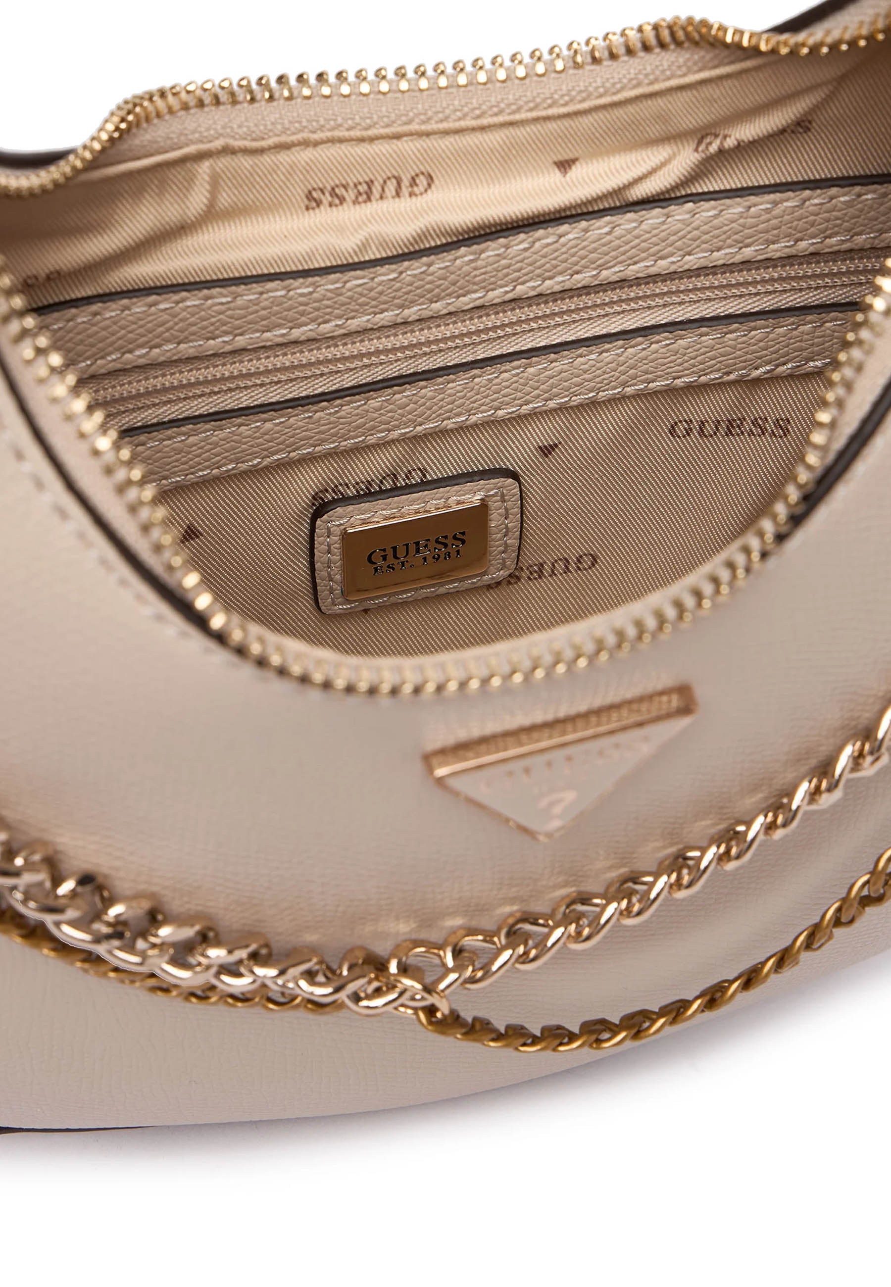 Borse a spalla Beige Guess