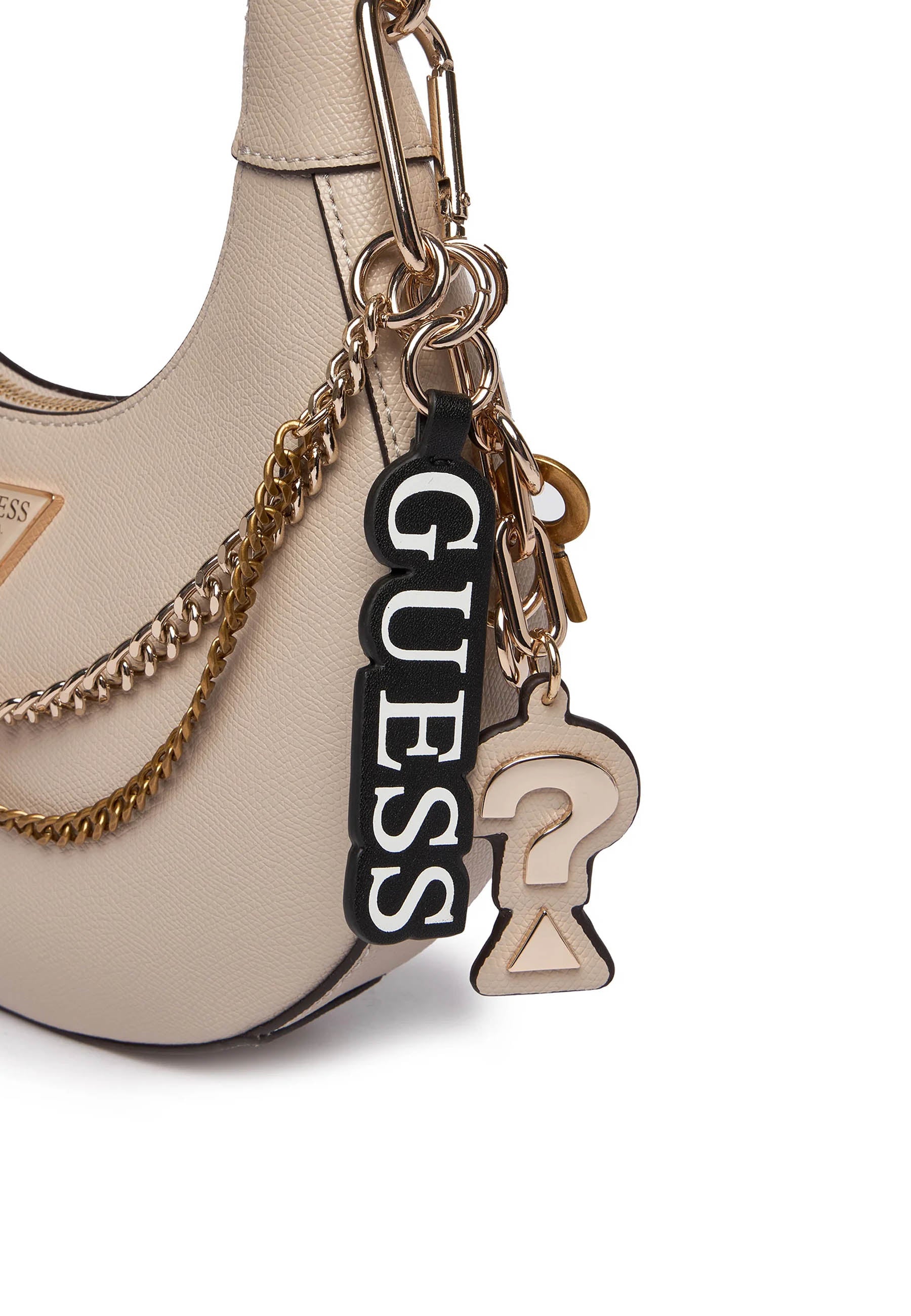 Borse a spalla Beige Guess