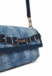 Borse a spalla Blu Guess