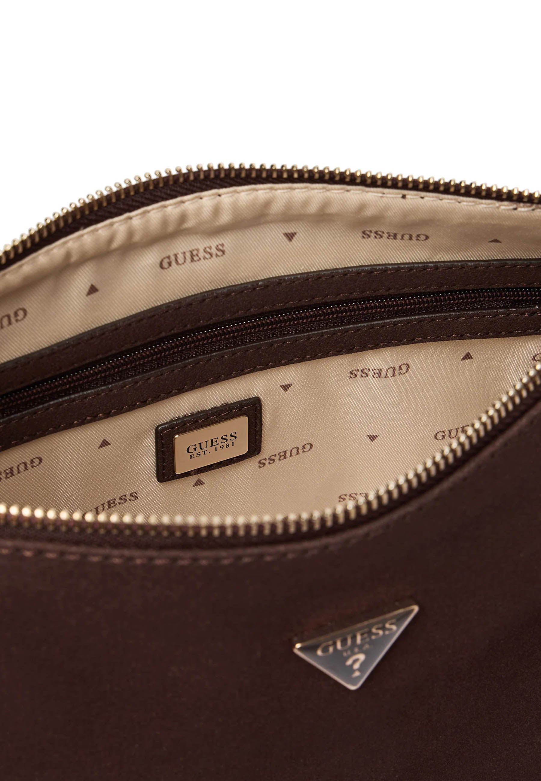 Borse a spalla Marrone Scuro Guess
