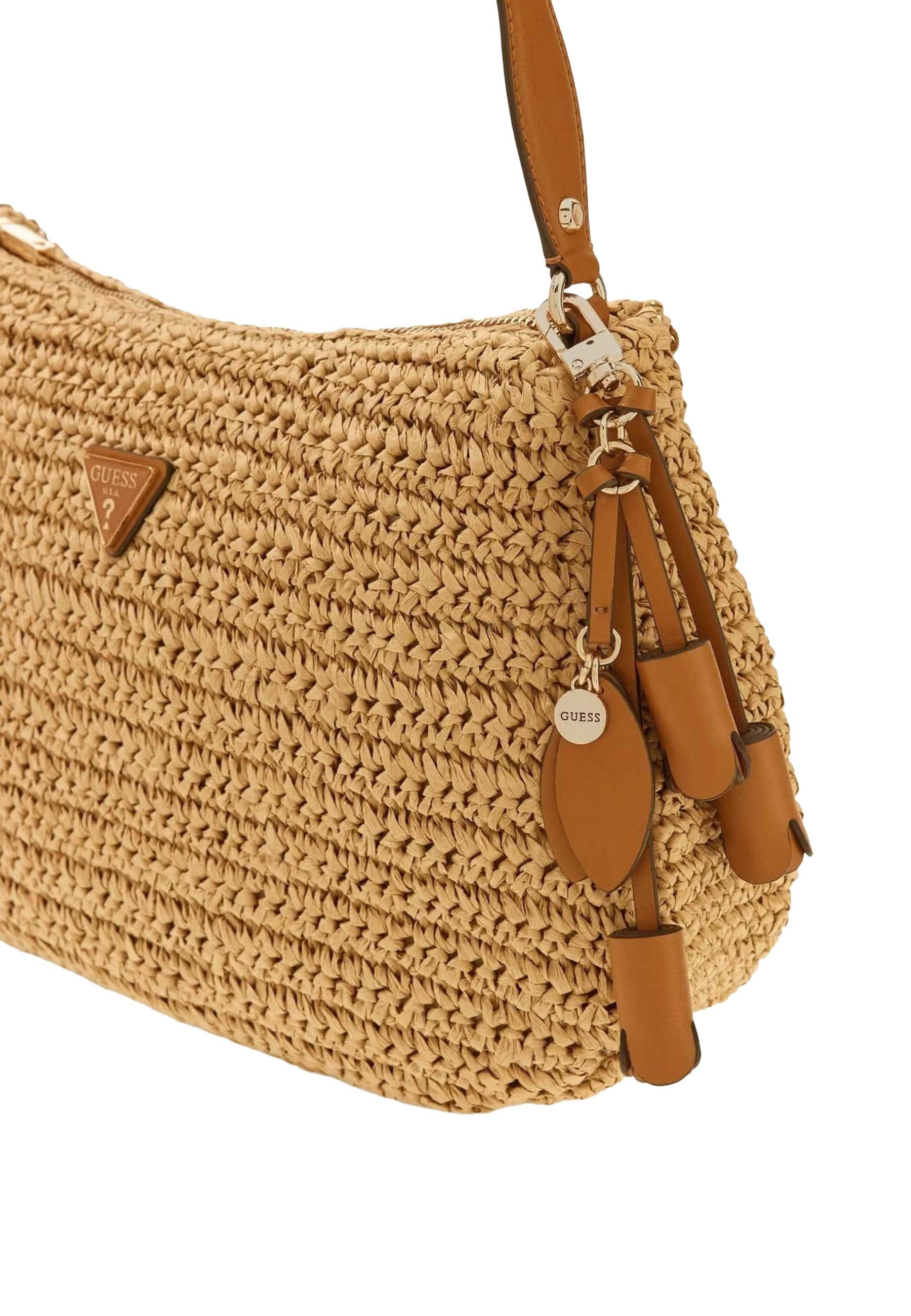 Borse a spalla Beige Guess